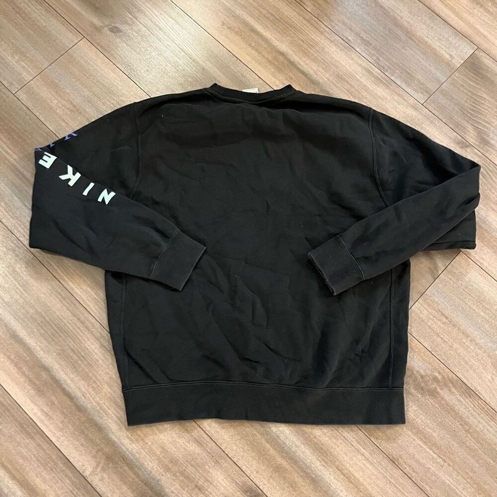 Nike Double Swoosh Black Crewneck Men Medium - Picture 6 of 6